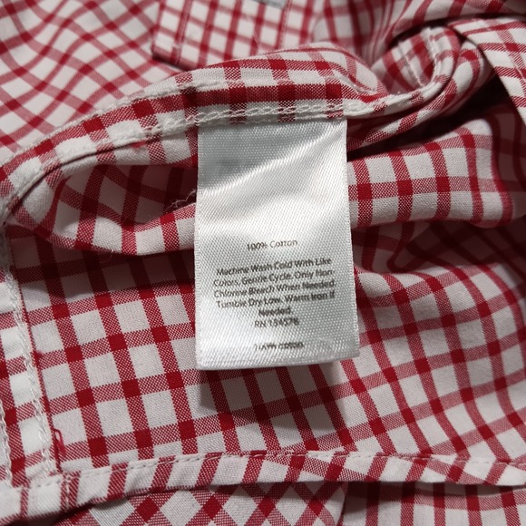 Vineyard Vines Classic Fit Murray Shirt Men's‎ Large Plaid Red Cotton - Picture 8 of 8